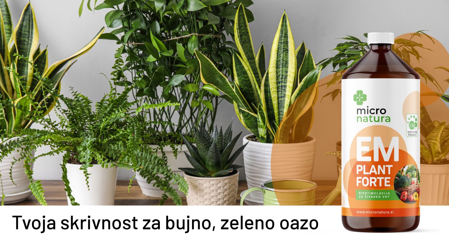 EM Plant forte za sobne rastline